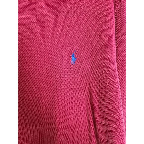 Polo Ralph Lauren Mens waffle knit Pima cotton sweater sz L lightweight holiday - Picture 2 of 8